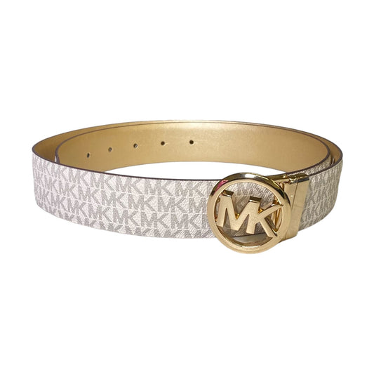 CINTO MICHAEL KORS BLANCO CON ESTAMPADO TALLA L